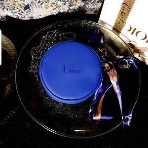 Dior blue mini bag with scarf